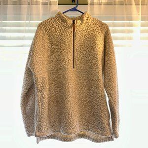 Cozy Quarter-zip Sherpa Pullover